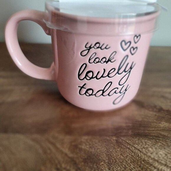 Eccolo Pink Mug Bracelet Gift Set Inspirational Self Motivated Coffee Tea Cup - Picture 4 of 10